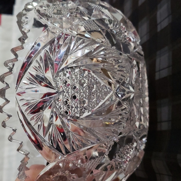 19th Century Hand cut crystal bowl - Picture 2 of 4